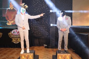 Psycho Clown encara a Blue Demon Jr, previo a Triplemanía XXX.