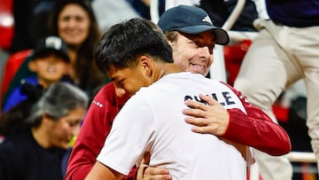 Es hijo de un ex goleador del fútbol chileno y sorprendió en la Copa Davis