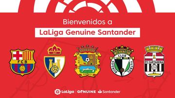 Cinco clubes entran en LaLiga Genuine Santander