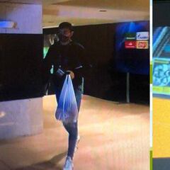 Una simple bolsa de plástico, el complemento 'fashion' de Pedri