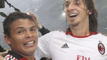 <strong>IBRAHIMOVIC Y THIAGO SILVA.</strong>