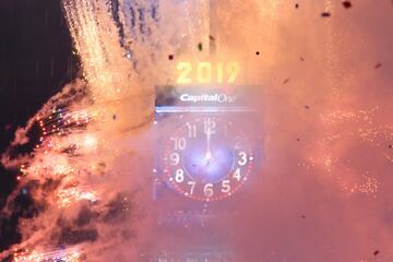 As¨ª se celebra en el planeta la llegada de 2019