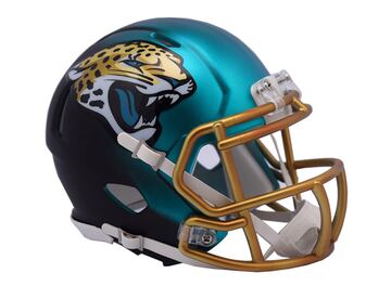 Casco alternativo de los Jacksonville Jaguars.