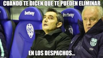 Los mejores memes del Levante-Barcelona