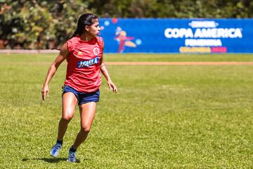 La Selección Colombia Femenina realizó su último entrenamiento en Villa Loyola antes de disputar la gran final de la Copa América Femenina ante Brasil.