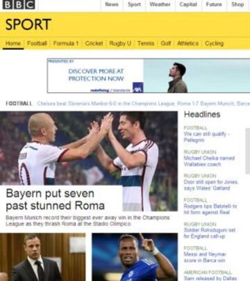 Portadas de la prensa extranjera