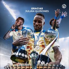 América y André Jardine se despiden de Julián Quiñones: “Te vamos a extrañar bastante”