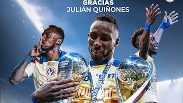 América y André Jardine se despiden de Julián Quiñones: “Te vamos a extrañar bastante”