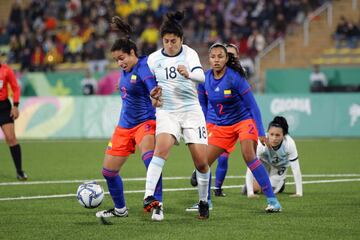 Final del fútbol femenino en los Juegos Panamericanos de Lima.