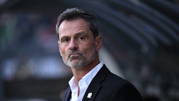 Jun 10, 2023; San Diego, CA, USA; Mexico manager Diego Cocca looks on before the game against Cameroon at Snapdragon Stadium. Mandatory Credit: Orlando Ramirez-USA TODAY Sports