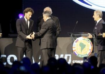 Ceremonia y sorteo de la Copa Libertadores 2016.