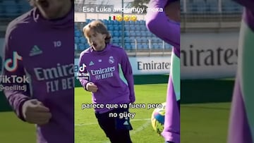 Luka Modrić a la mexicana; dice “güey” tras meter un gol y rompe las redes