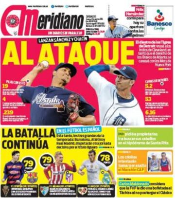 Portadas de la prensa mundial