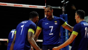 Colombia venci&oacute; 3-2 a Venezuela en el Torneo Preol&iacute;mpico de Voleibol Masculino de Chile.