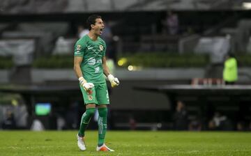 A pesar de que llegó a Coapa en 2017, ha defendido el arco del América en una partido de liga.