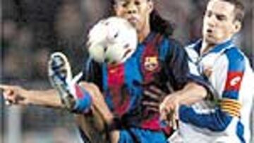 <B>FIN DE FIESTA BRASILEÑ0</b>. La Romareda espera disfrutar a Ronaldinho y el Barça, ganar el partido.