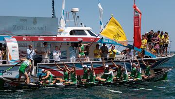 Hondarribia da la gran sorpresa en aguas de Orio