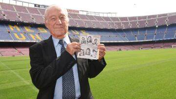 Histórico exfutbolista del FC Barcelona que estuvo en el once que estrenó el Camp Nou, falleció el 31 de enero con 88 años. Además de ocho cursos en el primer equipo blaugrana, al que llegó en la temporada 1953/1954, también jugó en Real Madrid y Espanyol. En total ganó cuatro Ligas, dos Copas del Rey y dos Copas de Ferias. Con el Barça anotó 126 goles en 245 partidos.