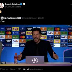 Ceballos ‘trolea’ a Simeone tras ver su rueda de prensa