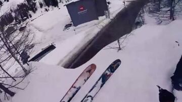 Caída Jakob Neuhauser en Obertauern (Austria).