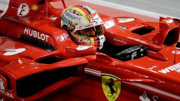 Formula One F1 - Singapore Grand Prix 2017 - Singapore - September 17, 2017 Ferrari's Sebastian Vettel before the race REUTERS/Jeremy Lee