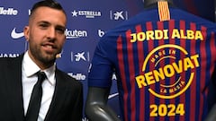 Jordi Alba invites the squad to dinner to celebrate new contract