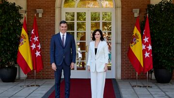 El presidente del Gobierno, Pedro Sánchez, y la presidenta de la Comunidad de Madrid, Isabel Díaz Ayuso.
EUROPA PRESS/J. Hellín. POOL / Europa Press