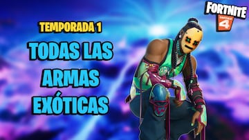 Todas las Armas Exóticas de Fortnite Capítulo 4 Temporada 1 y cómo conseguirlas