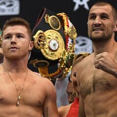 Canelo Álvarez da el peso y Kovalev lo cumple con suspense