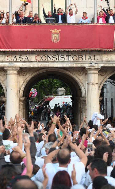 Michu y Calero brillan en el pregón de las fiestas de Burgos