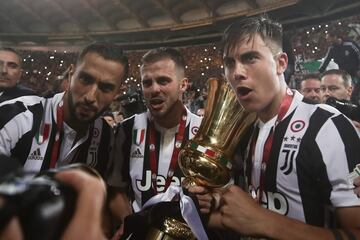 Pjanic, Benatia y Dybala.