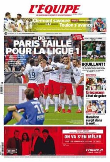 Portadas de la prensa deportiva