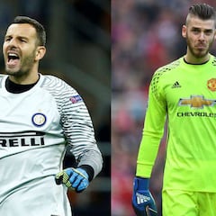 El United no confía en que siga De Gea y piensa en Handanovic