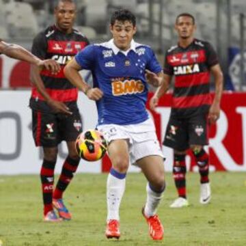 El delantero Vinícius Araújo, del Cruzeiro.