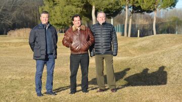 De izquierda a derecha, Mariano Calvo, Mariano Haro y Juan José López Arroyo.