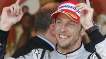 <b>CINCO.</b> El piloto inglés Jenson Button consiguió su quinta victoria de la temporada en el GP de Mónaco.
