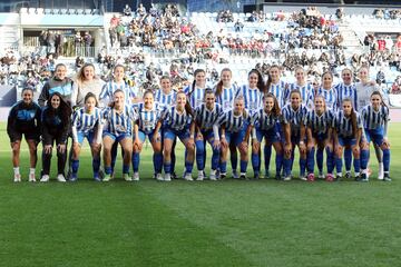 El equipo malagueño se alzó con su única Copa de la Reina en 1998. En la foto, una imagen reciente del equipo andaluz. 

 