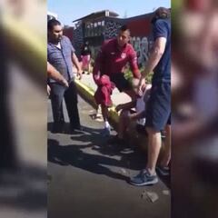 Circula en redes video del 'Piojo' Alvarado, Pablo Aguilar y Gimenez en supuesto percance vial