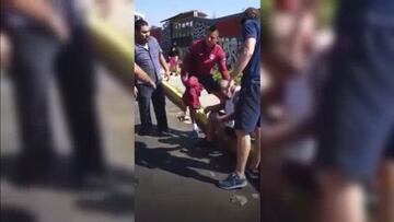 Circula en redes video del 'Piojo' Alvarado, Pablo Aguilar y Gimenez en supuesto percance vial