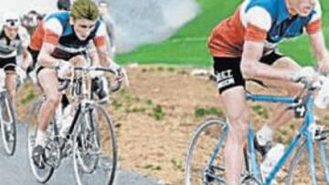 <b>TOUR 1958. </b>Bobet, Anquetil (ambos de Francia), Robinson (Gran Bretaña) y Adriaenssens (Bélgica).