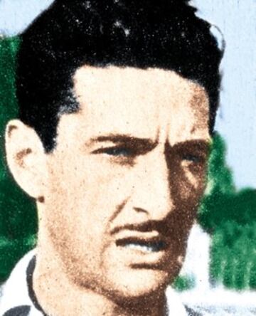 El argentino solamente jugó un partido en el Atlético en la temporada 1930-40. Luego hizo carrera en varios equipos de España.