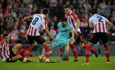 Athletic 0-2 Barcelona LaLiga Santander 2017: goals, as it happened, match report