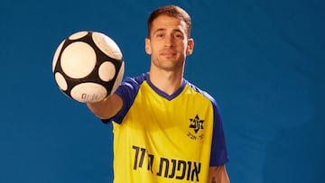 Enric Saborit, futbolista espa?ol del Maccabi Tel Aviv.