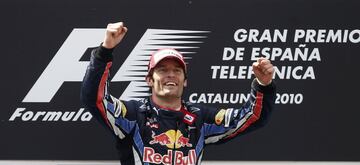 Su triunfo en Barcelona fue el primero de los cuatro que logró en 2010, año en el que logró, con el Red Bull, el mayor número de carreras ganadas en una temporada.