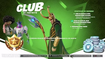 Loki Laufeyson es el skin del Club de Fortnite de julio de 2021