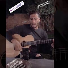 Aued mostró la sorpresiva faceta artística de Lanaro