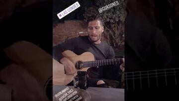 Aued mostró la sorpresiva faceta artística de Lanaro