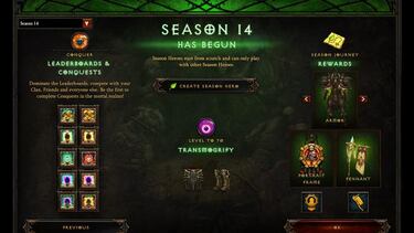 Diablo 3 arranca su temporada 14 en PC y consolas