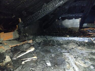 Susto para Amir: arde el tejado de su casa durante la noche