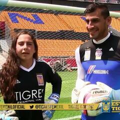 Nahuel Guzmán y Gaby Paz se unieron por Tigres